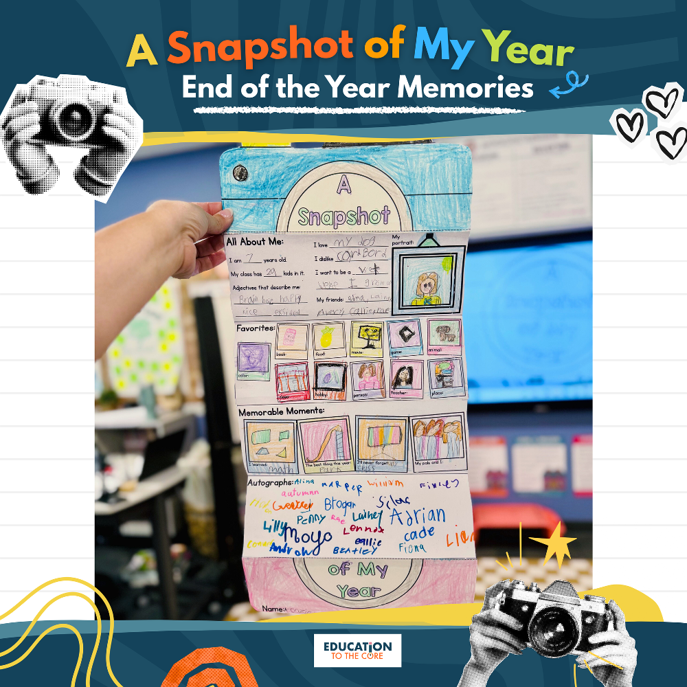 A Snapshot of My Year: End of the Year Craftivity