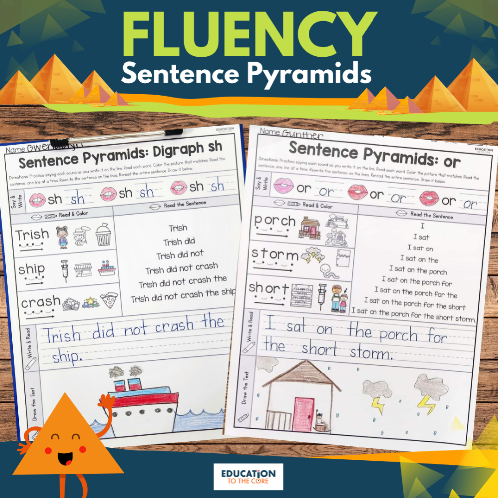 Decodable Fluency Sentence Pyramids