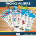 Phonics Posters for Reading [Includes Phonics Helper]