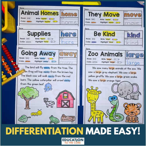 100 Sight Word Booklets for Fry Words 101-200