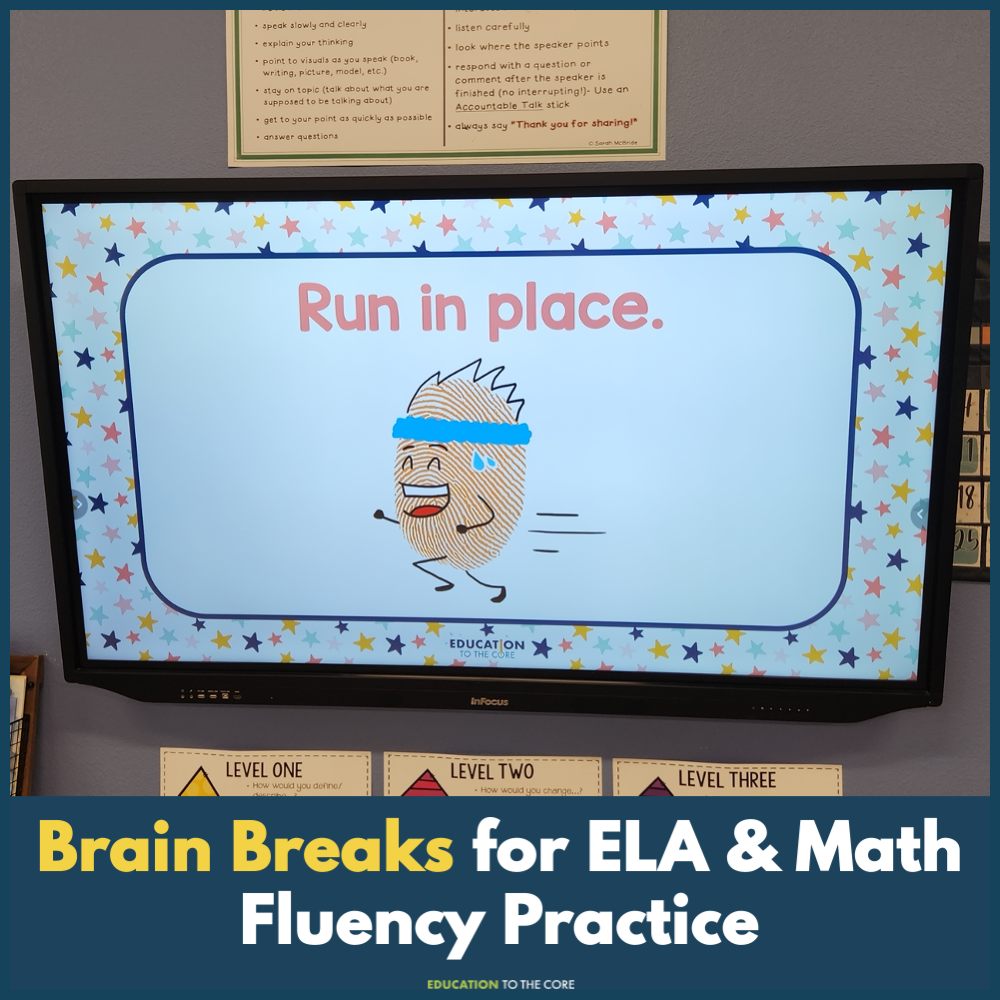 Brain Breaks Slides for 3rd Grade