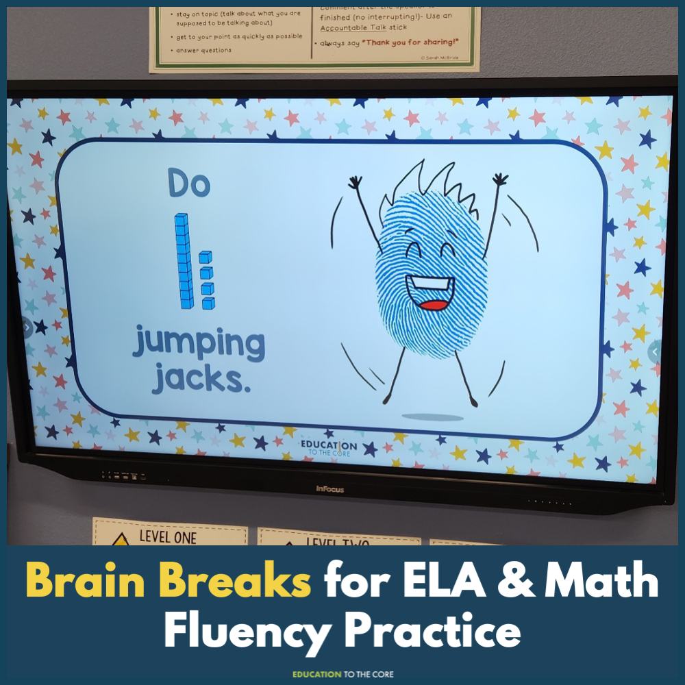 Brain Breaks Slides for Second Grade