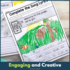 "Finish the Song Lyrics" Writing Activity