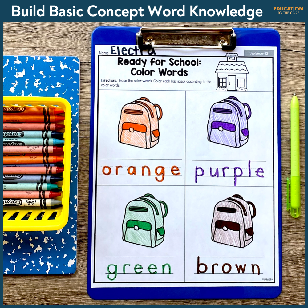 Listen & Color: Following Directions Bundle