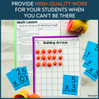 3rd Grade Editable Sub Plans