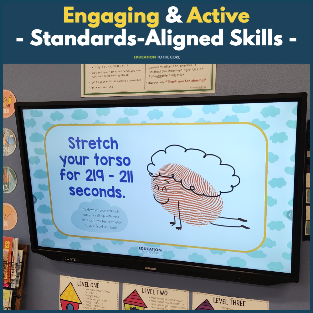 Brain Breaks Slides for 3rd Grade