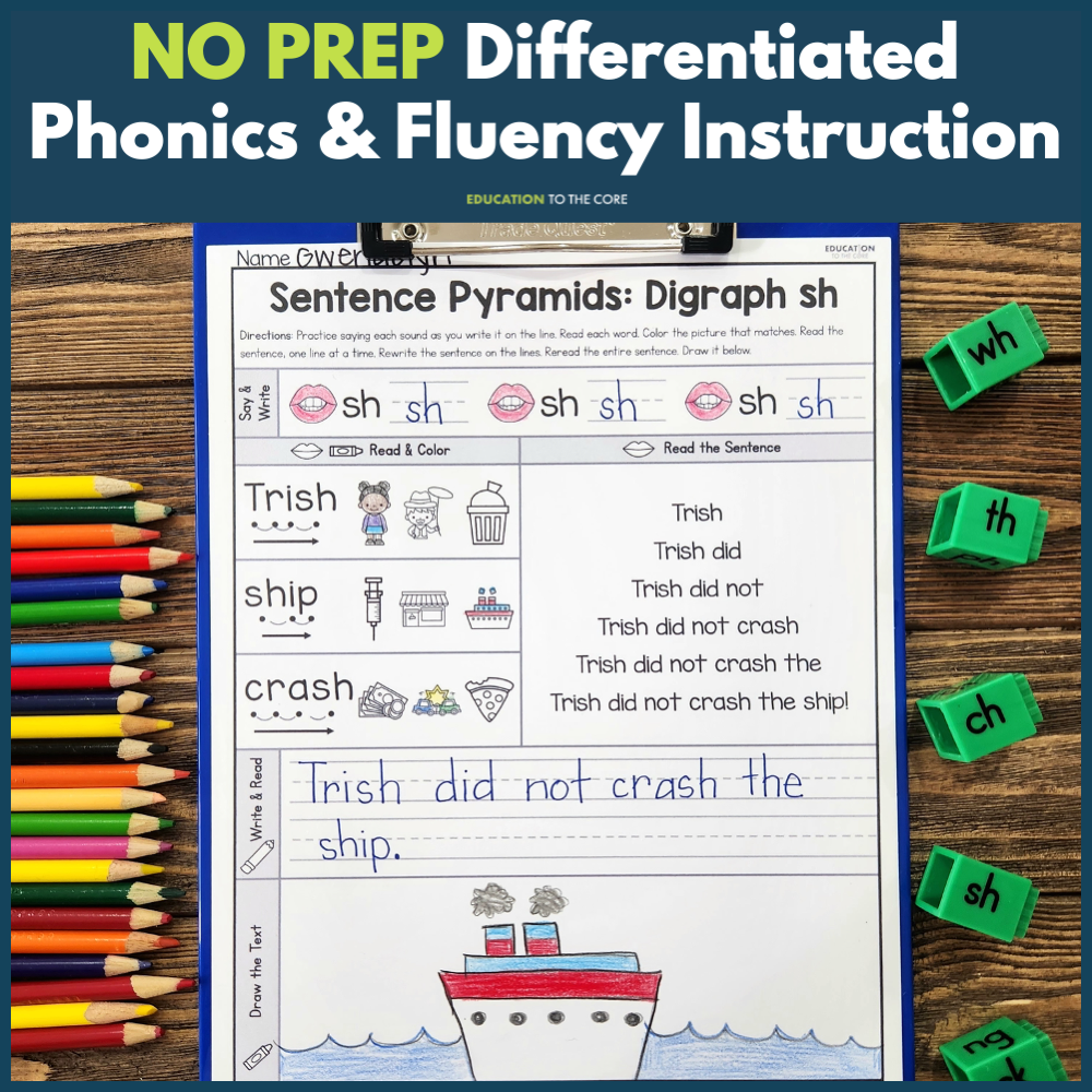 Decodable Fluency Sentence Pyramids