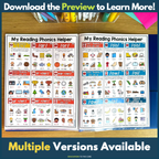 Phonics Posters for Reading [Includes Phonics Helper]